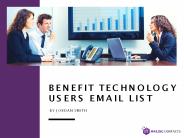Benefit Technology Users Email List