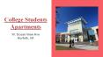 College Students apartments (1) PowerPoint PPT Presentation