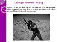 Shooting Training Schools