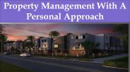 Property Management With A Personal Approach