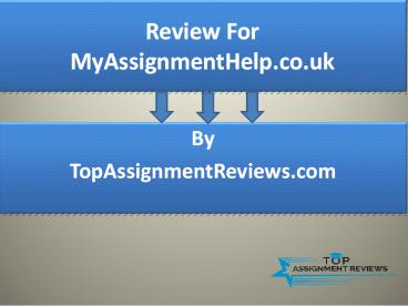 My assignmenthelp.co.uk reviews
