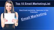 Email Marketing Agencies & Companies in San Francisco