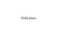 Child plans