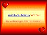 Vashikaran Mantra for Love