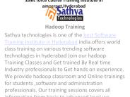 Best Hadoop course training in Hyderabad