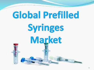 Global Prefilled Syringes Market