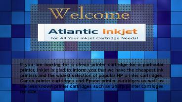 HP Officejet 4500 Cartridges - Atlantic Inkjet