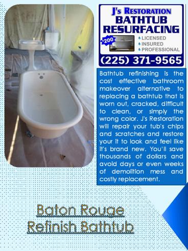 Lafayette Tub Reglazing