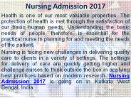 B.Sc Nursing Admission 2017