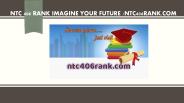 NTC 406 RANK Imagine Your Future /ntc406rank.com
