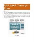 SAP ABAP Training in Pune PowerPoint PPT Presentation