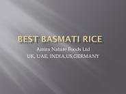 Basmati Rice UK