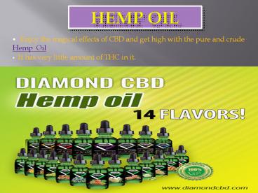Trustworthy Hemp Oil