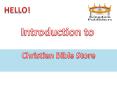 Christian Bible Store PowerPoint PPT Presentation