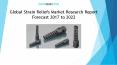 Global Strain Reliefs Market Research Report Forecast 2017 to 2022 PowerPoint PPT Presentation