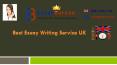 Best Essay Writing Service UK PowerPoint PPT Presentation