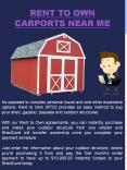 Rent To Own Carports Near Me PowerPoint PPT Presentation