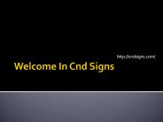 Internally ILLuminated Sign Board