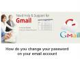 How do you change your password on your email account PowerPoint PPT Presentation