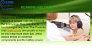Hearing aid care