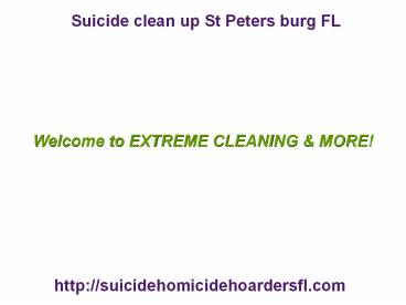 Unattended death cleanup Tampa FL