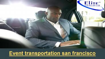 Event transportation san francisco