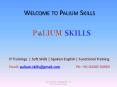 Training and Certification Company in India - Palium Skills PowerPoint PPT Presentation