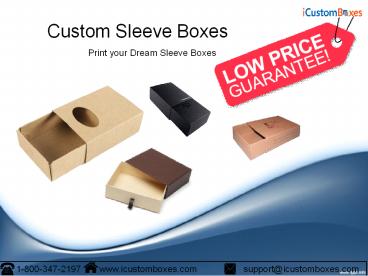 Sleeve Boxes | Custom Sleeve Boxes