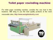 Toilet tissue roll machine (1)