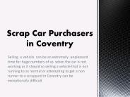 Scrap Car Purchasers in Coventry