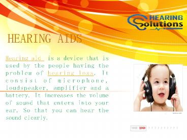HEARING AID