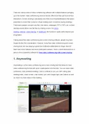 Top 4 Free Video Conferencing and Screen Sharing Software