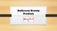 shower products