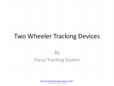 Two Wheeler Tracking Devices (1)