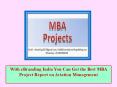 With eBranding India You Can Get the Best MBA Project Report on Aviation Management PowerPoint PPT Presentation