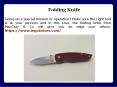Folding Knife PowerPoint PPT Presentation