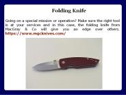 Folding Knife