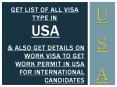 All the details on all the visa types with its purpose and also get details on working visa in USA PowerPoint PPT Presentation