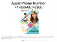 Apple Phone Number PowerPoint PPT Presentation
