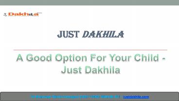 nursery school admission