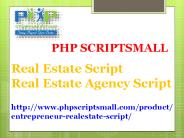 Real Estate Script | Real Estate Agency Script