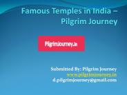 Famous Temples in India – Pilgrim Journey
