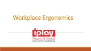 workplace Ergonomic sand its benefits