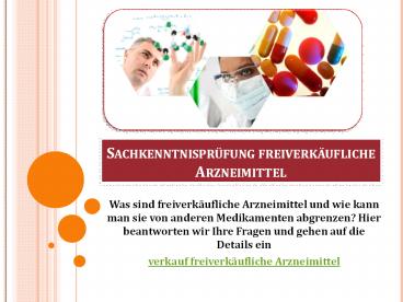 Sachkenntnisprüfung freiverkäufliche Arzneimittel (8)