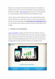 Five Best Video Conferencing Services 2017