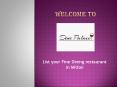 List your Fine Dining restaurant in Milton PowerPoint PPT Presentation