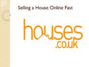 Selling a House Online Fast