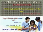 INF 338 Course Inspiring Minds / tutorialrank.com