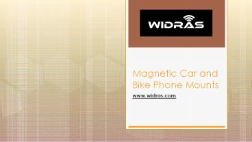 Magnetic Phone Holder for Bike and Car