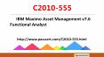 IBM Maximo 7.6 certification C2010-555 questions